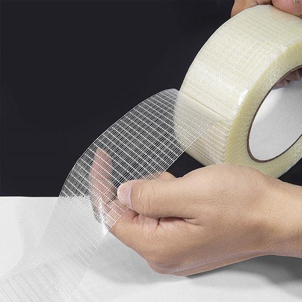 Glass fiber tape single-sided super adhesive heavy-duty packaging tape