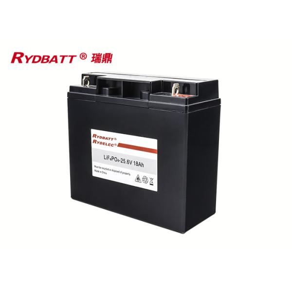 18650 26650 32700 LifePO4 Cells 25.6V 18 Ah Electric Motor Battery Pack