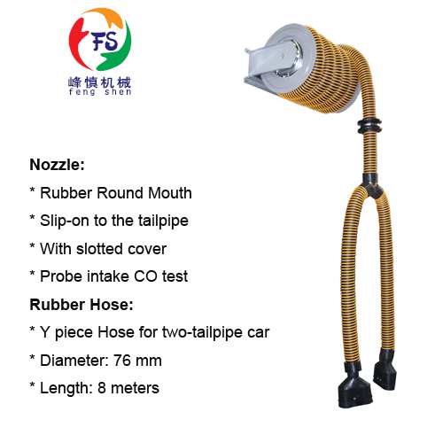 CO Test Spring Hose Reel 700 X 550 X 660MM Spring Driven Hose Reel 10m