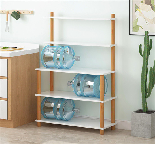 MultiFunctional Wood Kitchen Microwave Rack stand 5 Tier