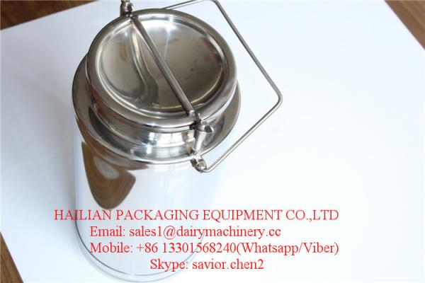 SS304 Milk Cans , 20L Milk Bucket For Milk Transportation and Storage