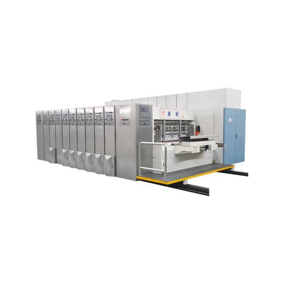 Flexo Multi Color Printing Slotting Die Cutting Machine CE Certificate