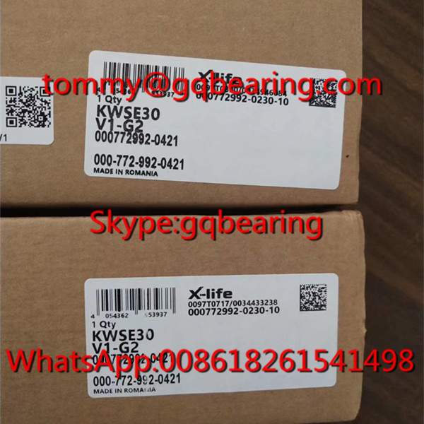 G2 Precision INA KWSE30-V1-G2 Шесть рядов линейного блока KWSE30-G2-V1 Линейный подшипник