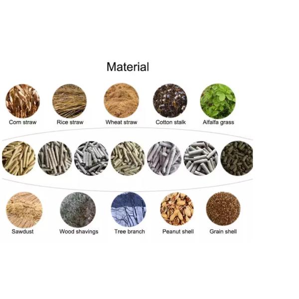 800kg Wood Pellet Production Line 1 Ton Biomass Heating Pellet Machine