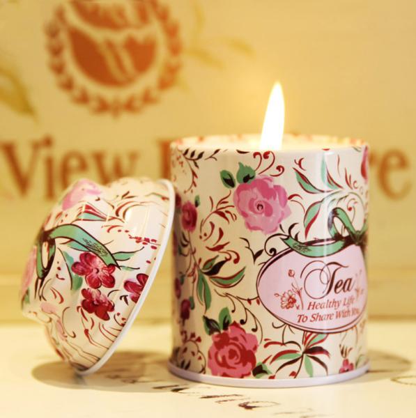 Luxury Tin Scented Candle Handmade Jar Candles