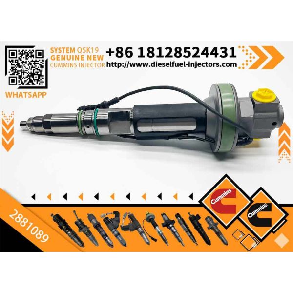 Factory Wholesale of High Quality Components in Stock Diesel Fuel Injectors 2881089 for QSK19 QSK38 Diesel Engine