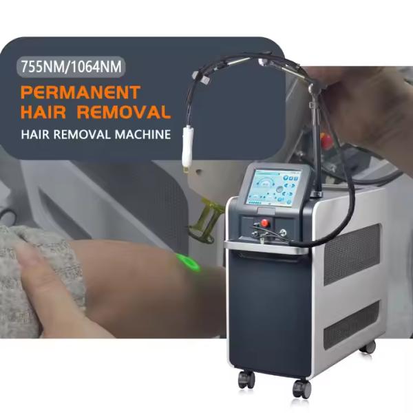 755nm Alexandrite Laser Hair Removal Machine with DCD Cooling