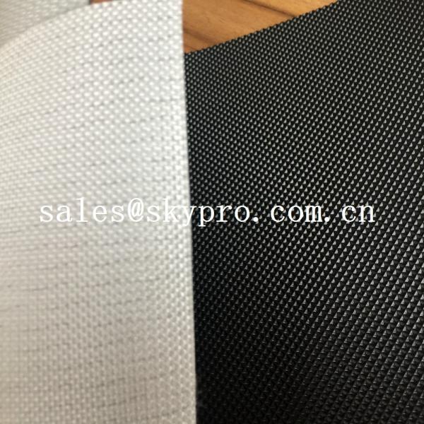 Wear Resistant Anti Static Mini Diamond Top Fabric PU / PVC Conveyor Belting