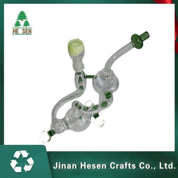 SGS Irregular 8.5 Inch Smoking Pipe Glass Hookah