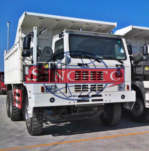 6x4 Driving Mining Dump Truck , Heavy Duty 6x4 Tipper Truck 371hp / 420hp Engine Power