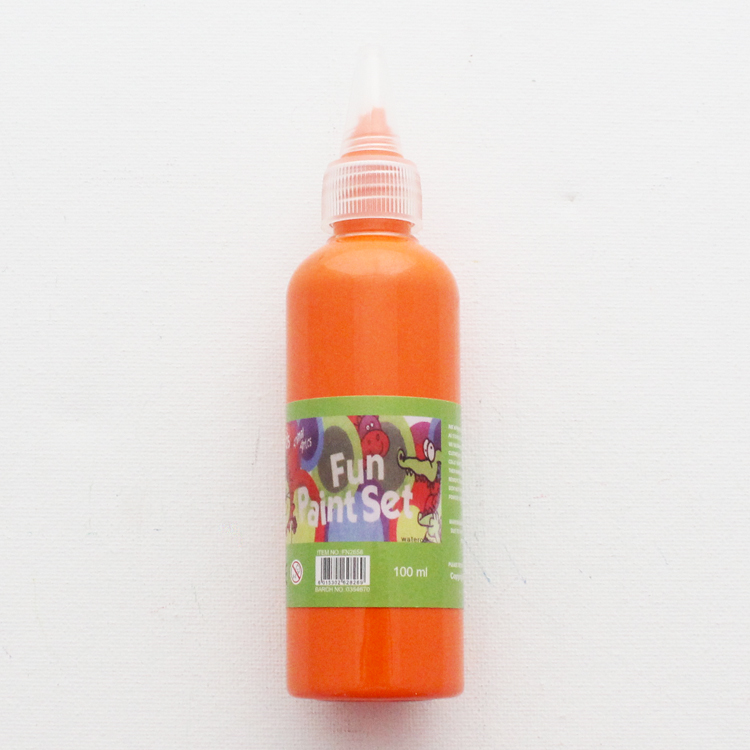 100ml 12 Colours Non-Toxic Custom Logo Washable Liquid Acrylic Paint For Kids