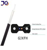 G657A1 A2 1 creusent le câble d'interface optique d'intérieur de fibre de FTTH GJXH GJXFH