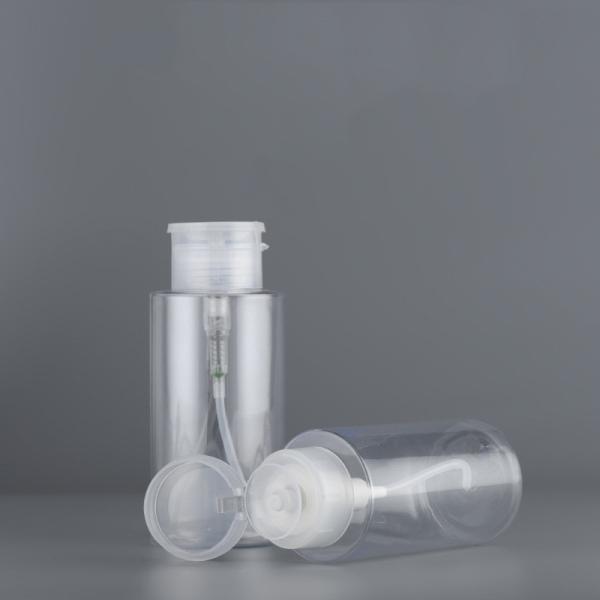 200ml 300ml PET Nail Polish Makeup Remover Toner Pump Dispenser Bottle