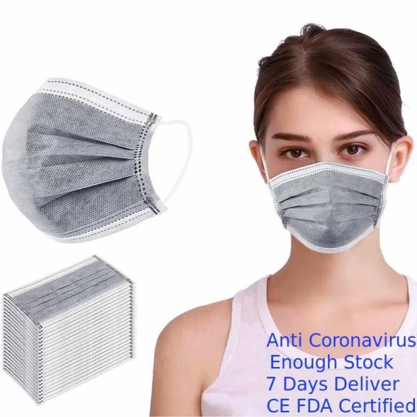 Earloop Style Disposable Non Woven Face Mask Effectively Remove Unpleasant Smell