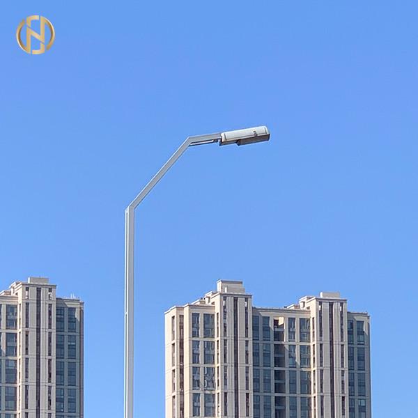 3-10mm Thickness Galvanized Light Pole  2% Dimension Tolerances