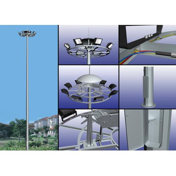 12 бортовых полюса крася высокий рангоут Поляк включая приспособление освещения
