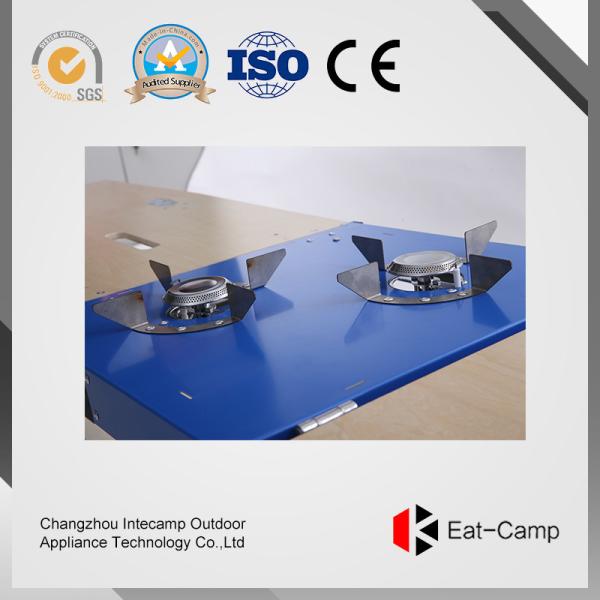 EATCAMP Deluxe Cooking Station Of Wind Proof E001 - 7.4 Kg - 40 L - 3KW * 2 For Family Picnic