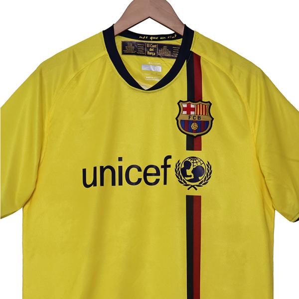 Barcelone 2008 Retro Away Fan Edition Jersey recrée la gloire de la deuxième dynastie du rêve