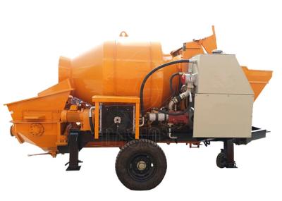 Trailer Mounted Concrete Mixer Pump Portable Cement Mini Concrete Pump Machine
