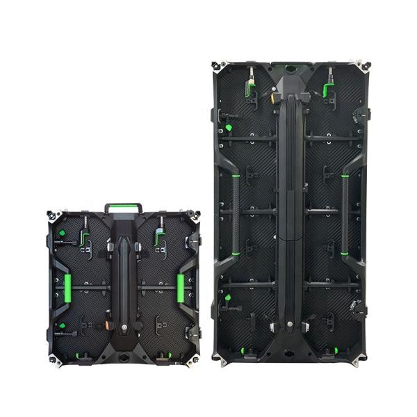 Full color 500x1000 die casting aluminum magnetic Indoor P3.91 rental led display screen video wall