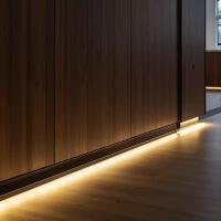 Architecture And Decorative Wall LED Profiles Frame With Plastic Diffuser Linear Lighting