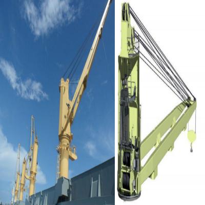 2 Ton - 15 Ton Mobile Harbour Crane Deck Mounted Straight Boat Crane
