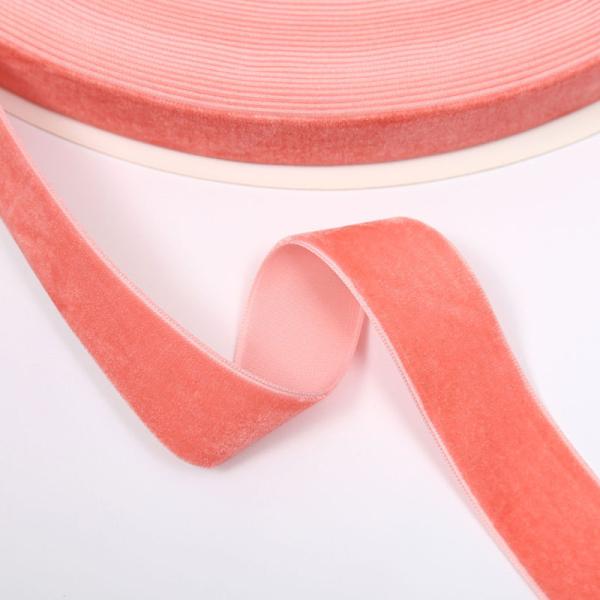 1 дюймовая красная бархатная лента проводная роскошная светло-синяя бархатная лента