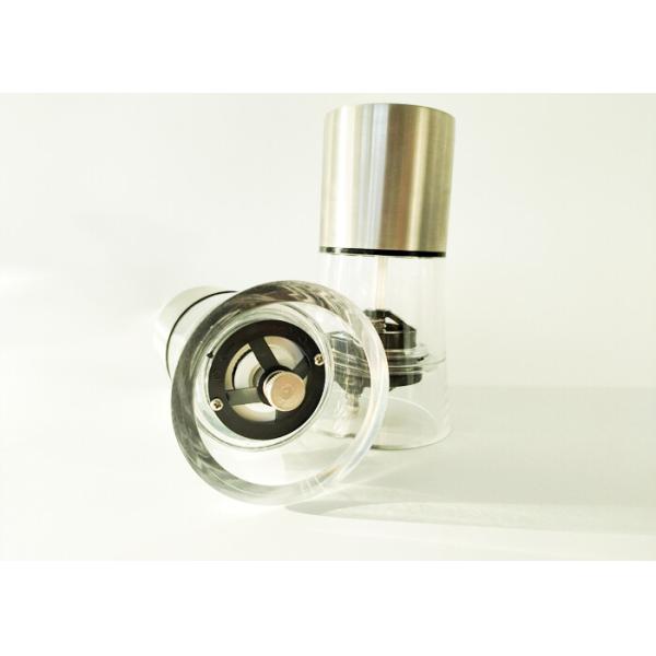 Premium Sleek Stainless Steel Effortless Grinder For Salt And Pepper