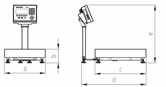 Explosion Proof Precision Bench Scale 30kg IP66 Platform Scale For Pharmaceutical Chemical Industries