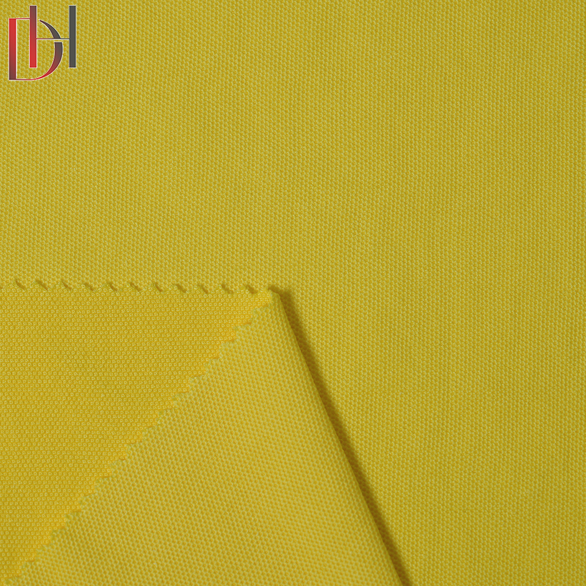 Wholesale Breathable Double Pique Fabric 63% Cotton 37% Polyester 210gsm For Garment Factories