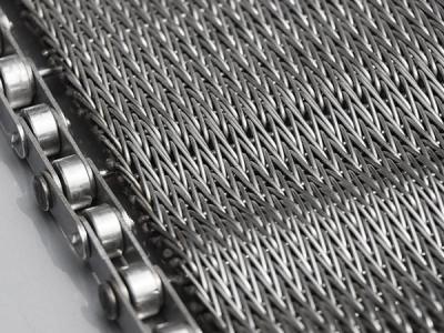Compound Weave Conveyor Wire Mesh Belt For Biscuits Tortillas Cookies And Crackers Baking