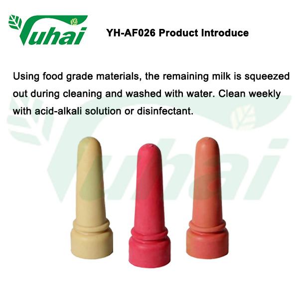 4x4mm Mamilos de alimentação de animais de borracha natural Mamilos de animais para alimentação de cabras