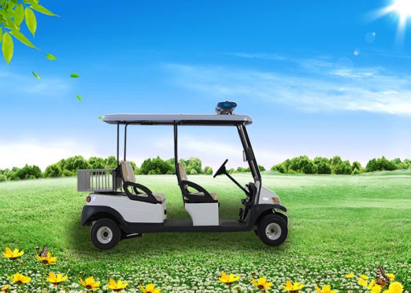 Electric 48V Utility Golf Cart With Small Stainless Box  For Patrol