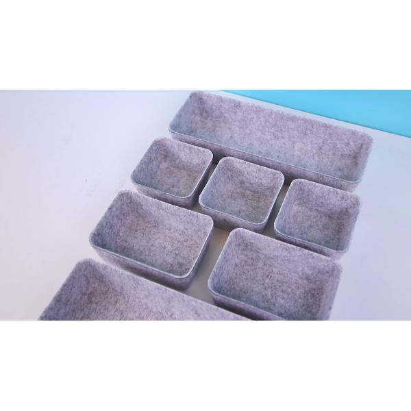 Anti Scratching 8 Pack Felt Drawer Organiser Dividers 0.5kg