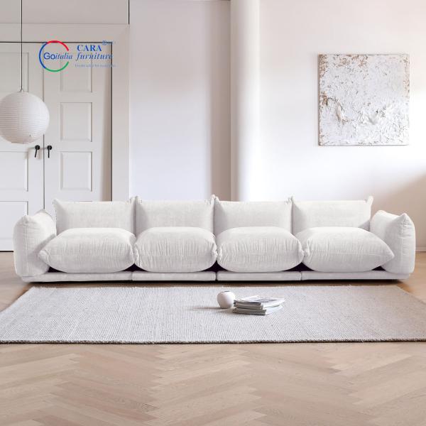 ODM Fabric Furniture Soft Modern Design Corner L Shape Couches Sectional Sofa Modular Living Room Sofas