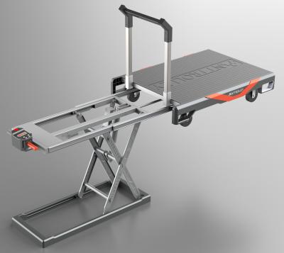 Remote Control Small Hydraulic Platform Lift Vehicle For Material Handling