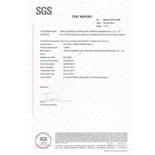 20-50mm Grinding Cylpebs Low High Medium Chrome Widely Used In Africa Asian Americas