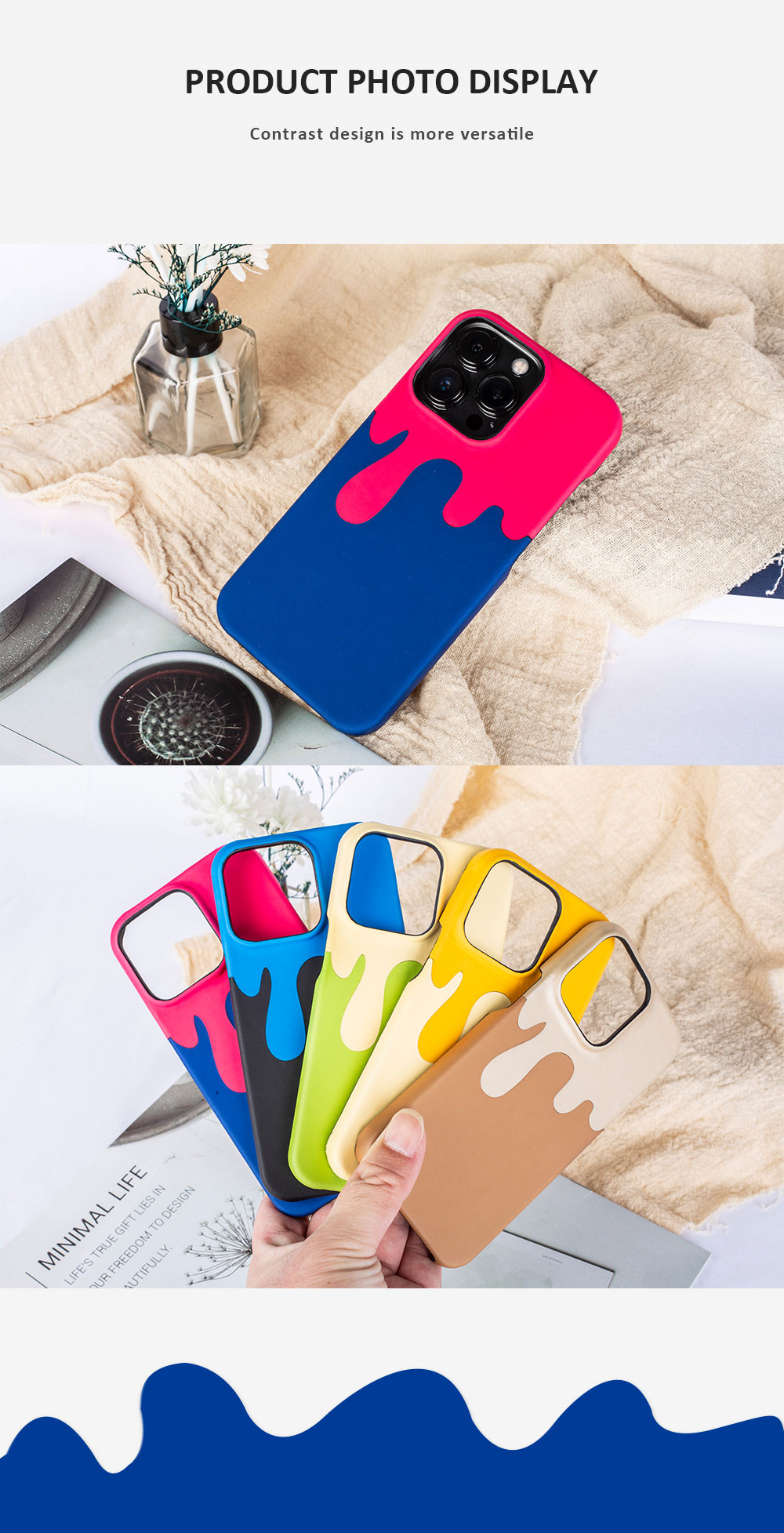 Light Pu Leather Case for Iphone 15 14 13 12 11 Xr Xs Max Pro Plus Multiple Colors Luxury Shockproof Phone Case Sjk388 Laudtec