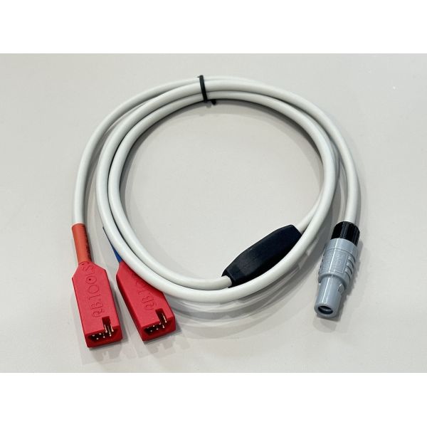 Power test cable connector with dual safety banana plugs to DC power socket, electrical wire harness for battery charger, inverter, solar system and lab equipment