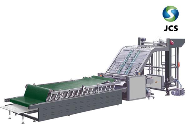 Lift Type Paper Lamination Machine , High Precision Semi Automatic Flute Laminator