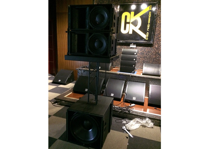 2 Way Line Array Audio Speaker System For Stage Events , Crusade House Of Worship