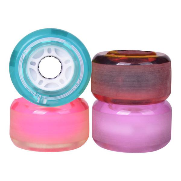 50MM-59MM LED Lighted Skateboard Wheels PU Cruiser Skateboard Wheels