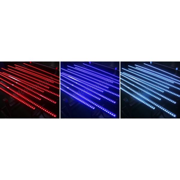 IP65-rated 1000x27x25mm DC24V DMX512 RGB LED Pixel Bar Light