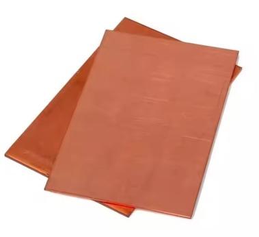 High Precision Red Copper Sheet C1100 0.5mm 12x12'' 18 Gauge For Construction Decoration