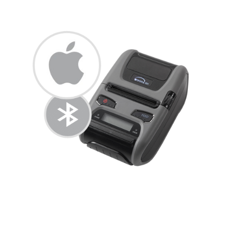 Mobile Portable Bluetooth Label Printer , High Speed Barcode Printer