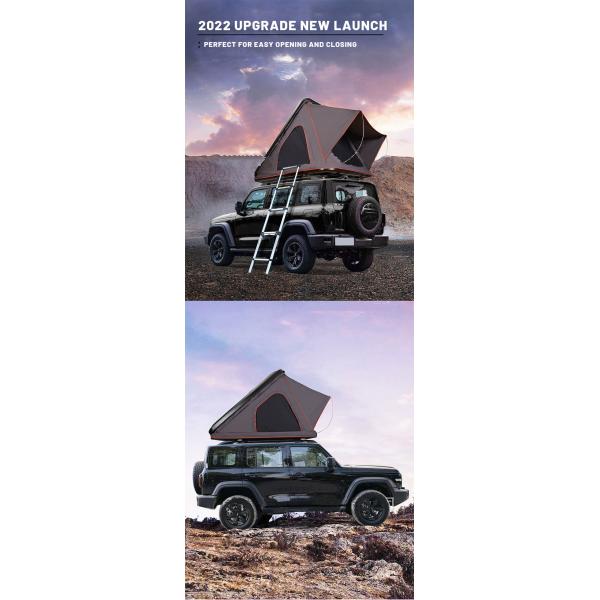 210x130cm Waterproof Camping Tent Area Wedge Aluminium Triangle Roof Top Tent