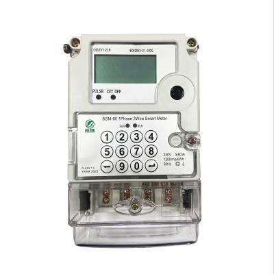 Modbus/STS Communication Protocol Anti-Tamper Token Meter for Wall Mounting and Communication