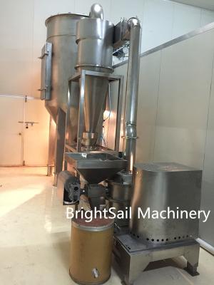 A capacidade 100-1800kg/Hr temperou 15mm Ginger Crusher Machine