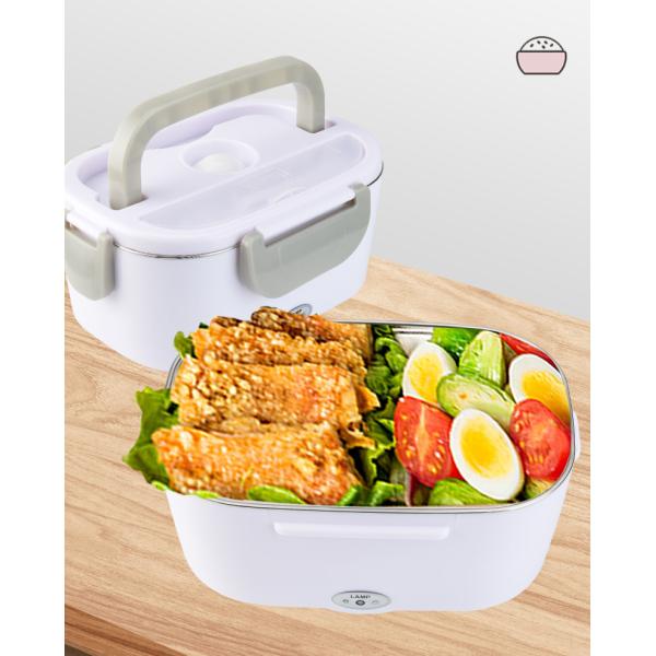 1.5L Capacity Stainless Steel Electric Food Warmer Lunch Box For Your On-the-Go Meals