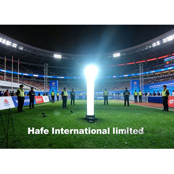 Compact Inflatable Light Tower with AC/DC Dual-Power and Up to 10 Meters Height